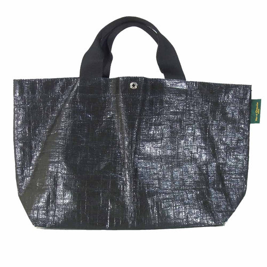 Herve Chapelier エルベ・シャプリエ 2012pp マルシェ バック トートバッグ フランス製 ブラック系 M【中古】