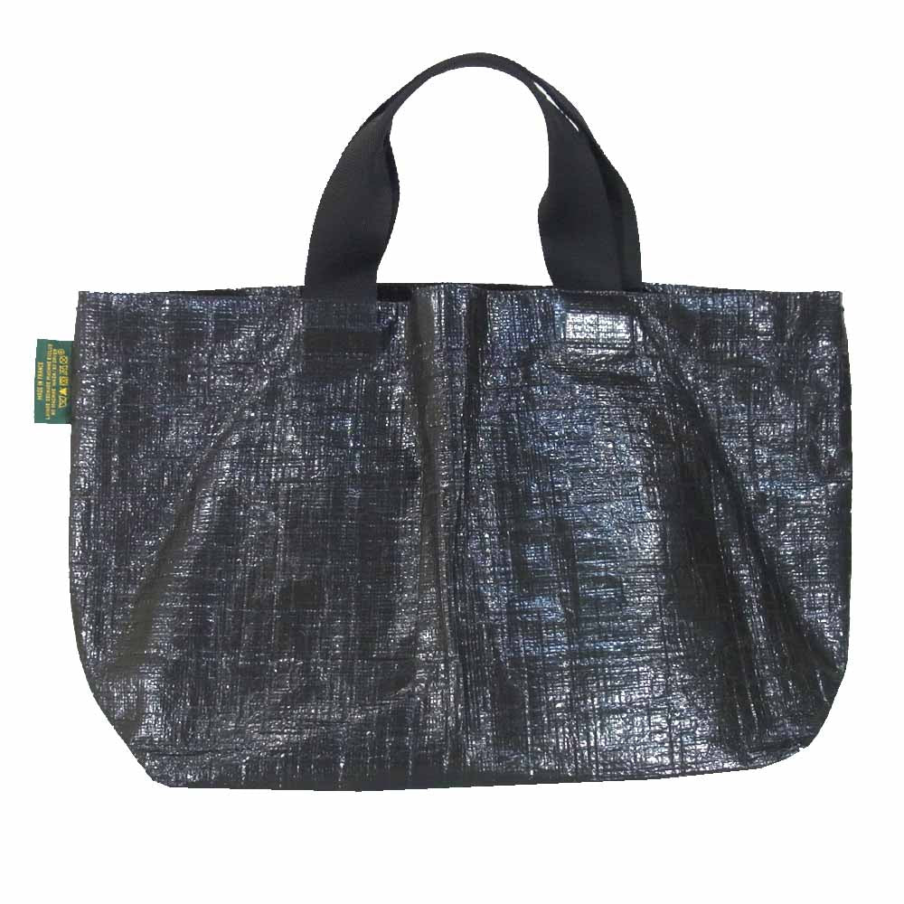 Herve Chapelier エルベ・シャプリエ 2012pp マルシェ バック トートバッグ フランス製 ブラック系 M【中古】