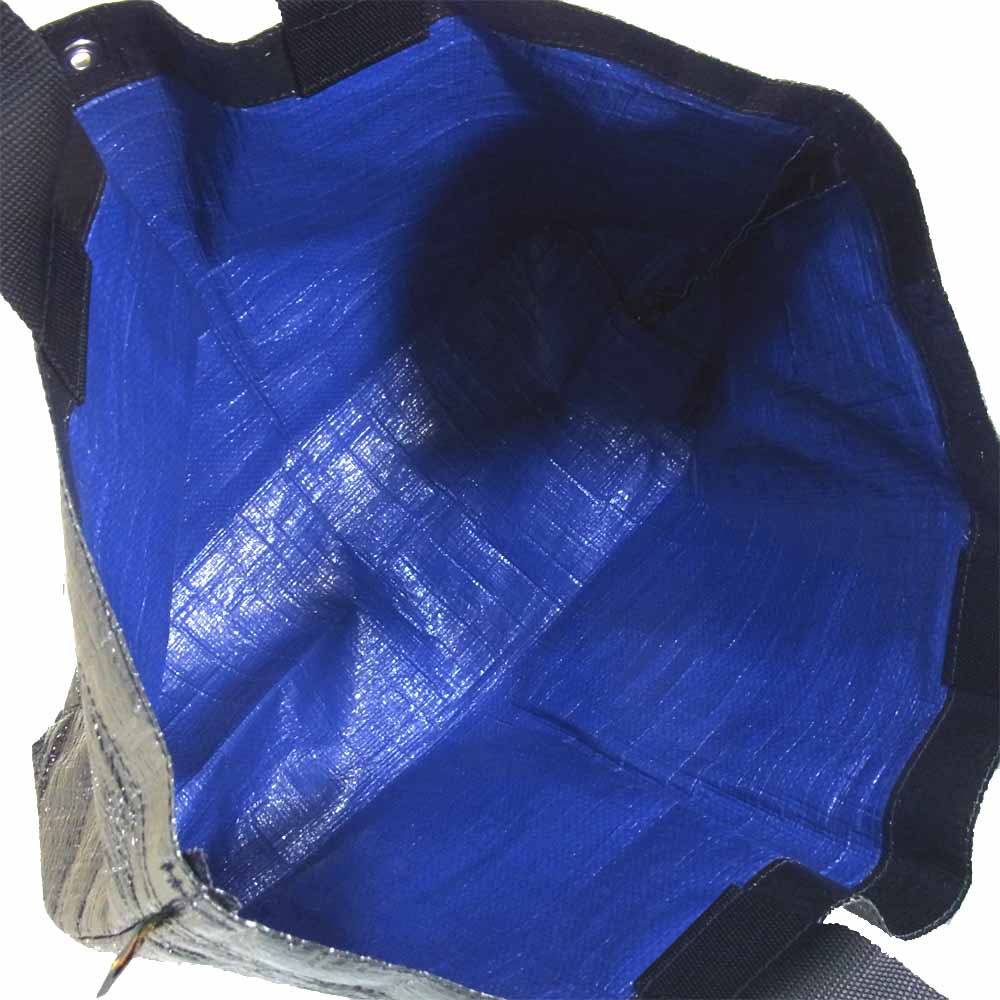 Herve Chapelier エルベ・シャプリエ 2012pp マルシェ バック トートバッグ フランス製 ブラック系 M【中古】