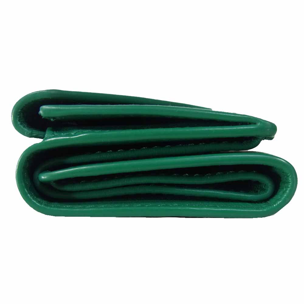 BALENCIAGA バレンシアガ 391446 国内正規品 ペーパー ミニ ウォレット 三つ折り財布 グリーン系【中古】