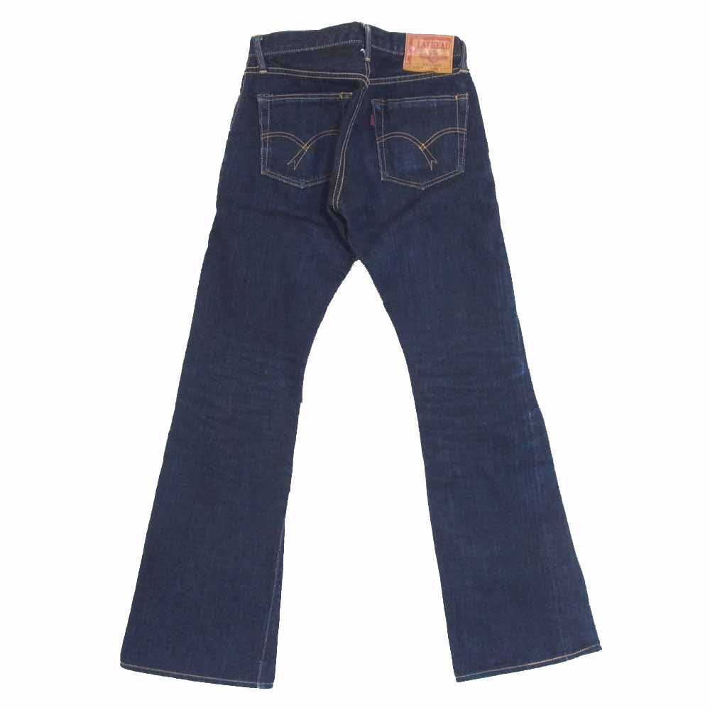 フラットヘッド 3007 ブーツカット インディゴ デニム インディゴブルー系 W28【中古】