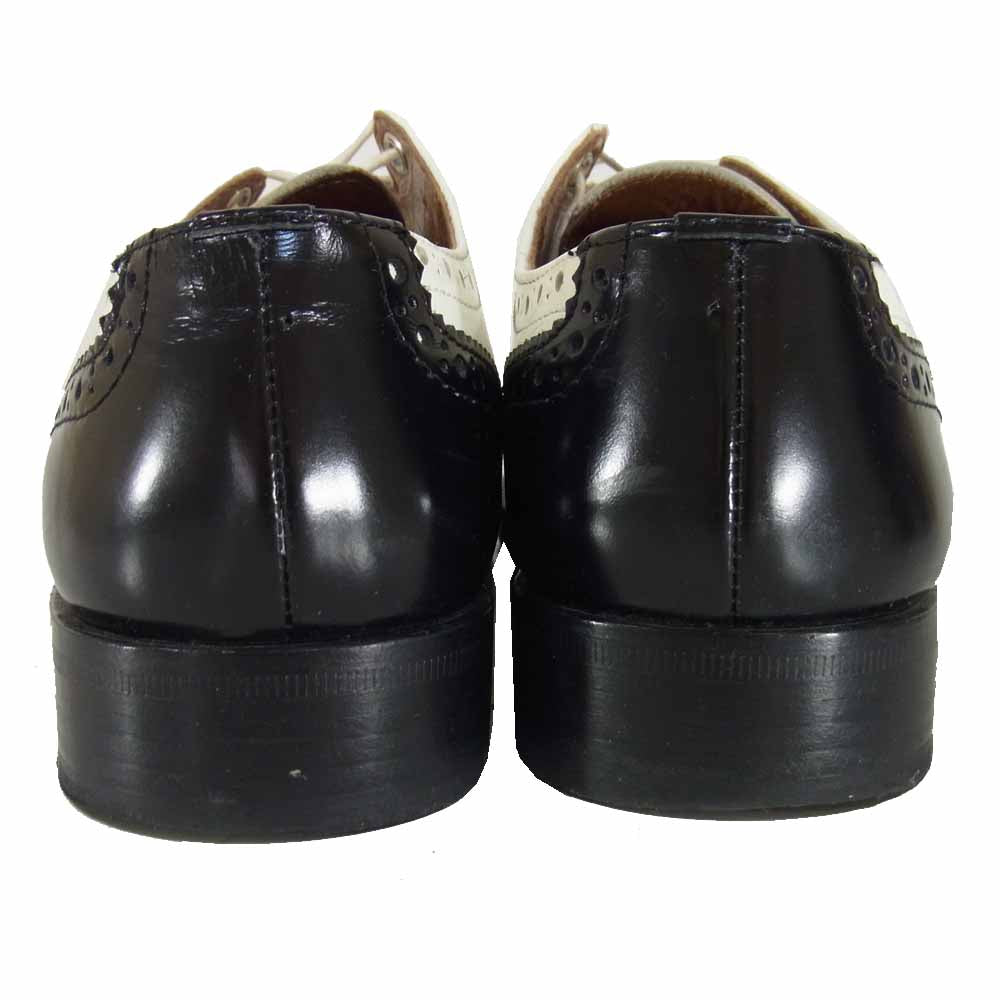 COMME des GARCONS コムデギャルソン JUNYA WATANABE ジュンヤワタナベ バイカラー ウイングチップ シューズ ブラック系 サイズ表記無(内寸約24cm)【中古】