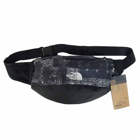 THE NORTH FACE ノースフェイス NW71904 Sweep BP スウィープ バンダナ プリント バッグ ダークネイビー系 4L【新古品】【未使用】【中古】
