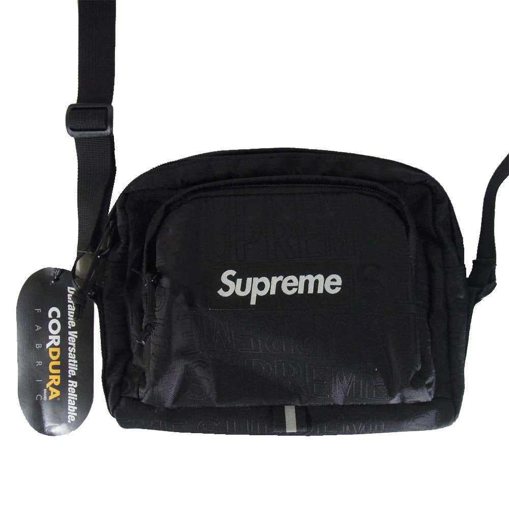 Supreme シュプリーム 19SS Shoulder Bag ボックスロゴ ナイロン ショルダーバッグ ブラック系【新古品】【未使用】【中古】