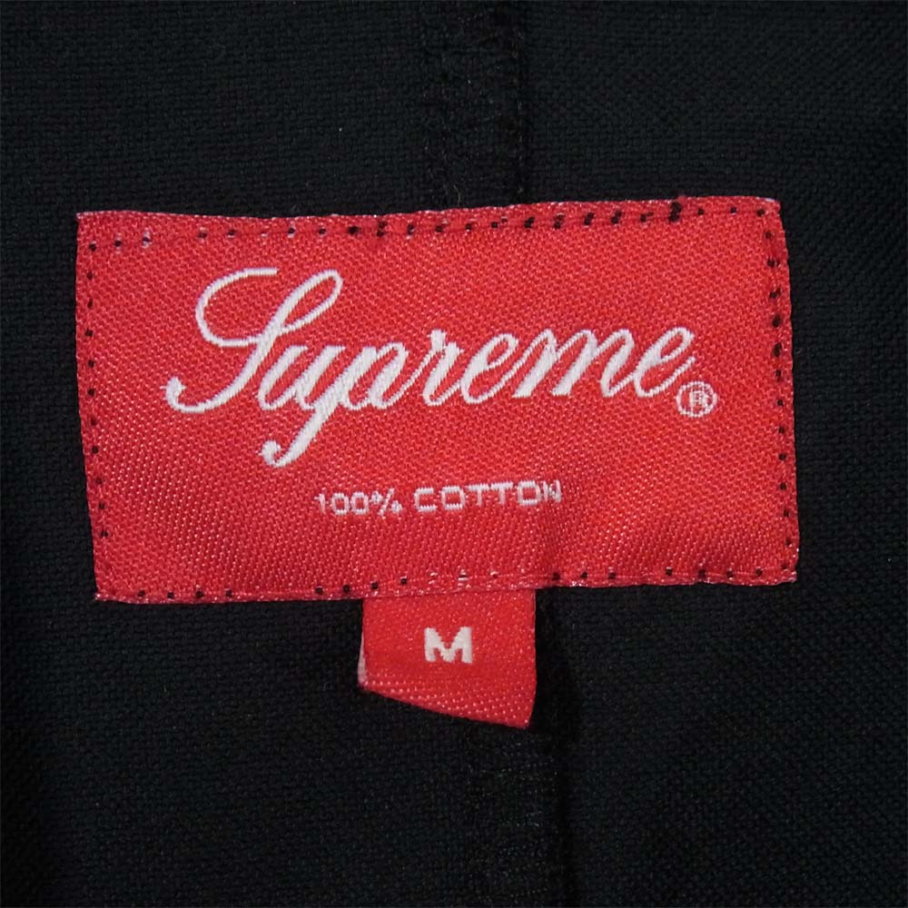 Supreme シュプリーム 20AW Patchwork Oxford Shirt パッチワーク オックスフォード シャツ ブラック系 M【美品】【中古】