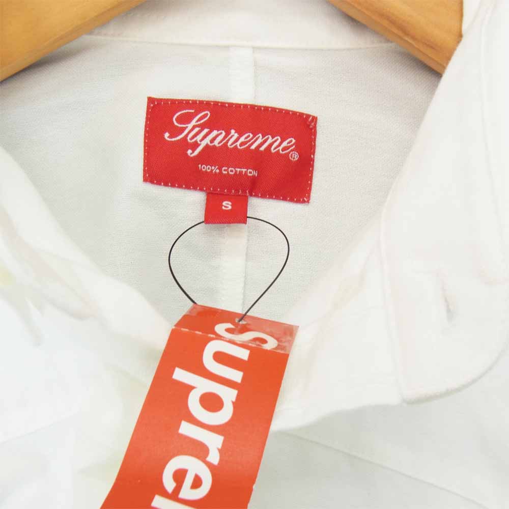 Supreme シュプリーム 20AW Patchwork Oxford Shirt パッチワーク オックスフォード シャツ ホワイト ホワイト系 S【新古品】【未使用】【中古】