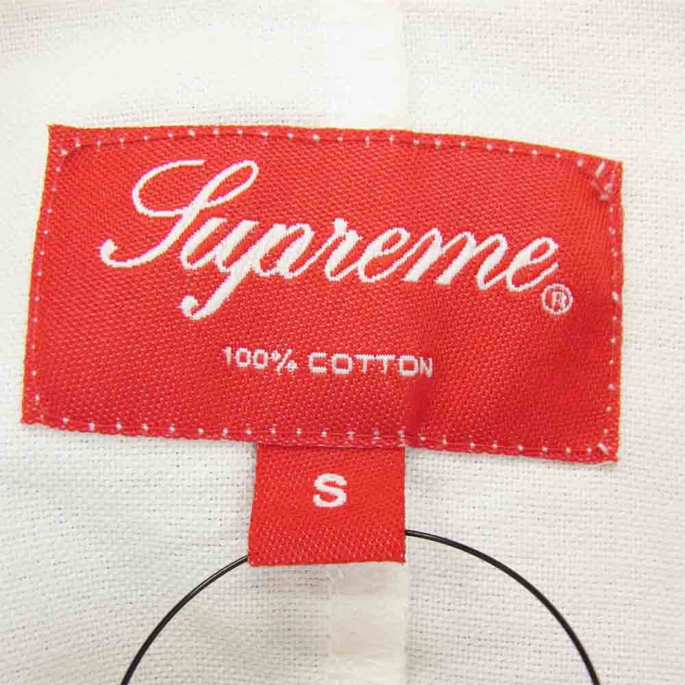 Supreme シュプリーム 20AW Patchwork Oxford Shirt パッチワーク オックスフォード シャツ ホワイト ホワイト系 S【新古品】【未使用】【中古】