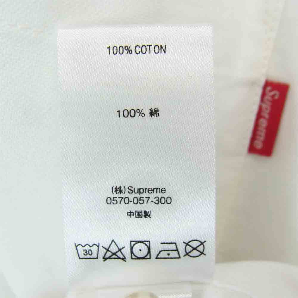 Supreme シュプリーム 20AW Patchwork Oxford Shirt パッチワーク オックスフォード シャツ ホワイト ホワイト系 S【新古品】【未使用】【中古】
