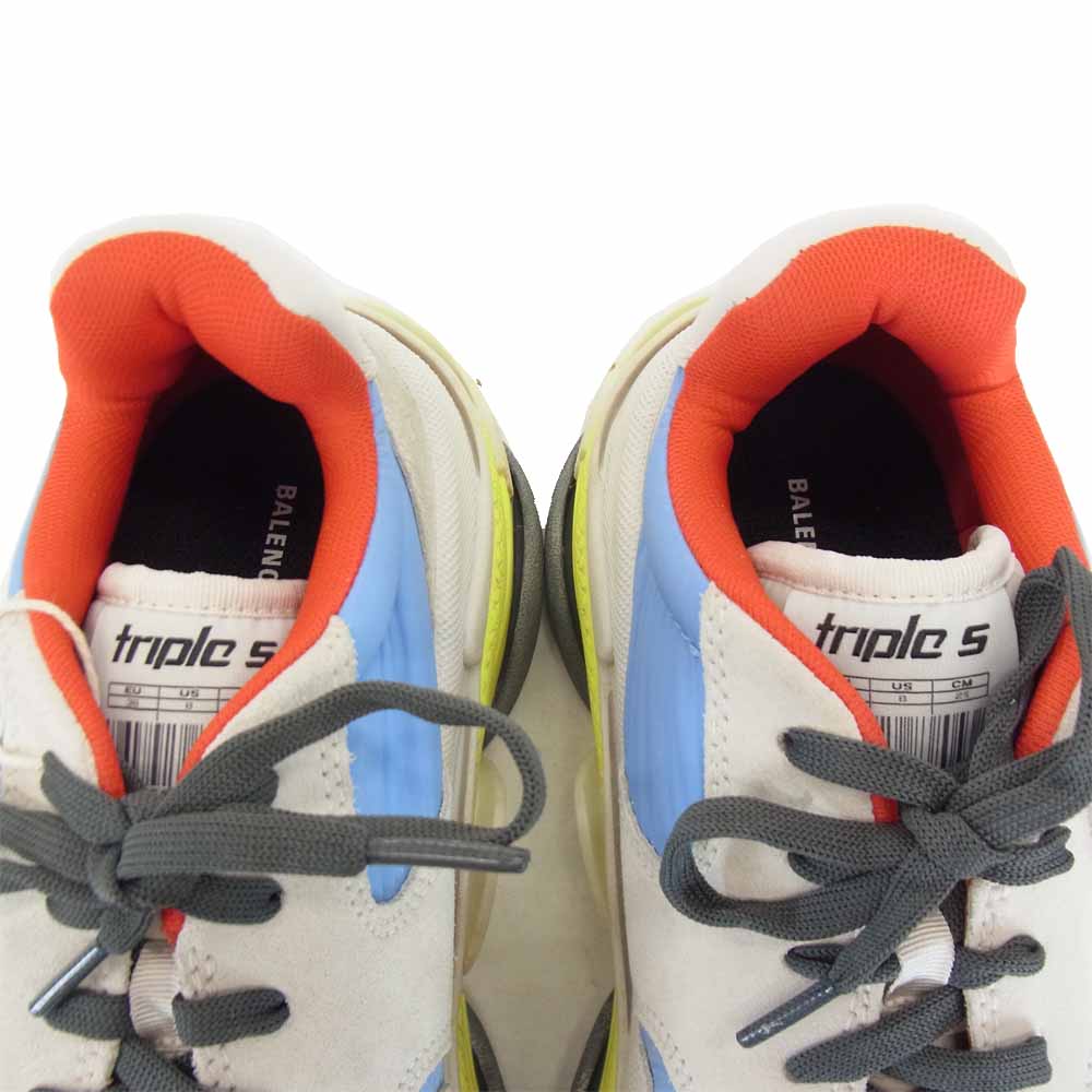 BALENCIAGA バレンシアガ 524043 TRIPLE S トリプルエス スニーカー マルチカラー系 25cm【美品】【中古】