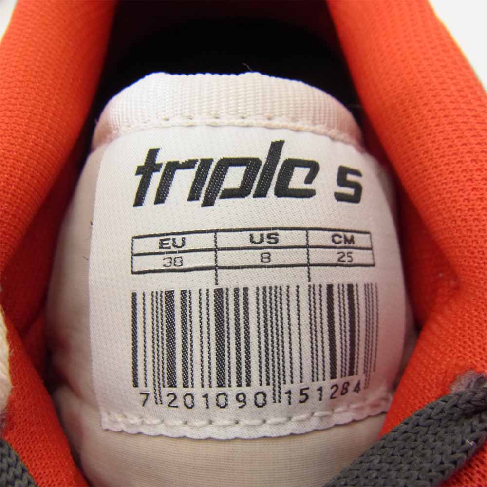 BALENCIAGA バレンシアガ 524043 TRIPLE S トリプルエス スニーカー マルチカラー系 25cm【美品】【中古】