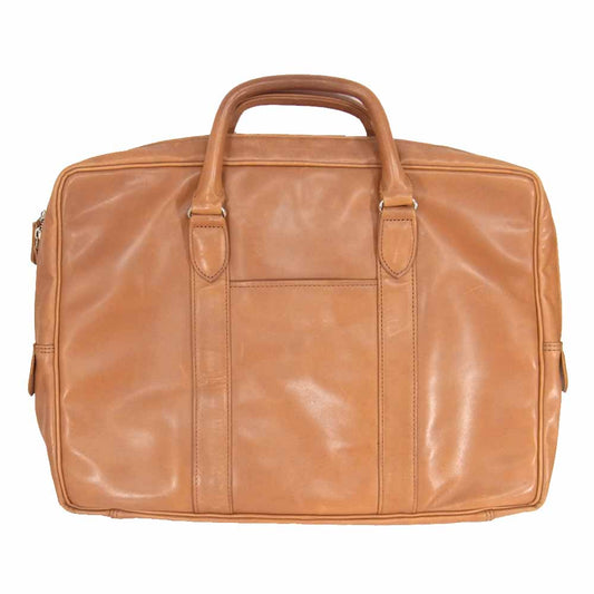 PORTER ポーター レザー ブリーフケース ライトブラウン系【中古】