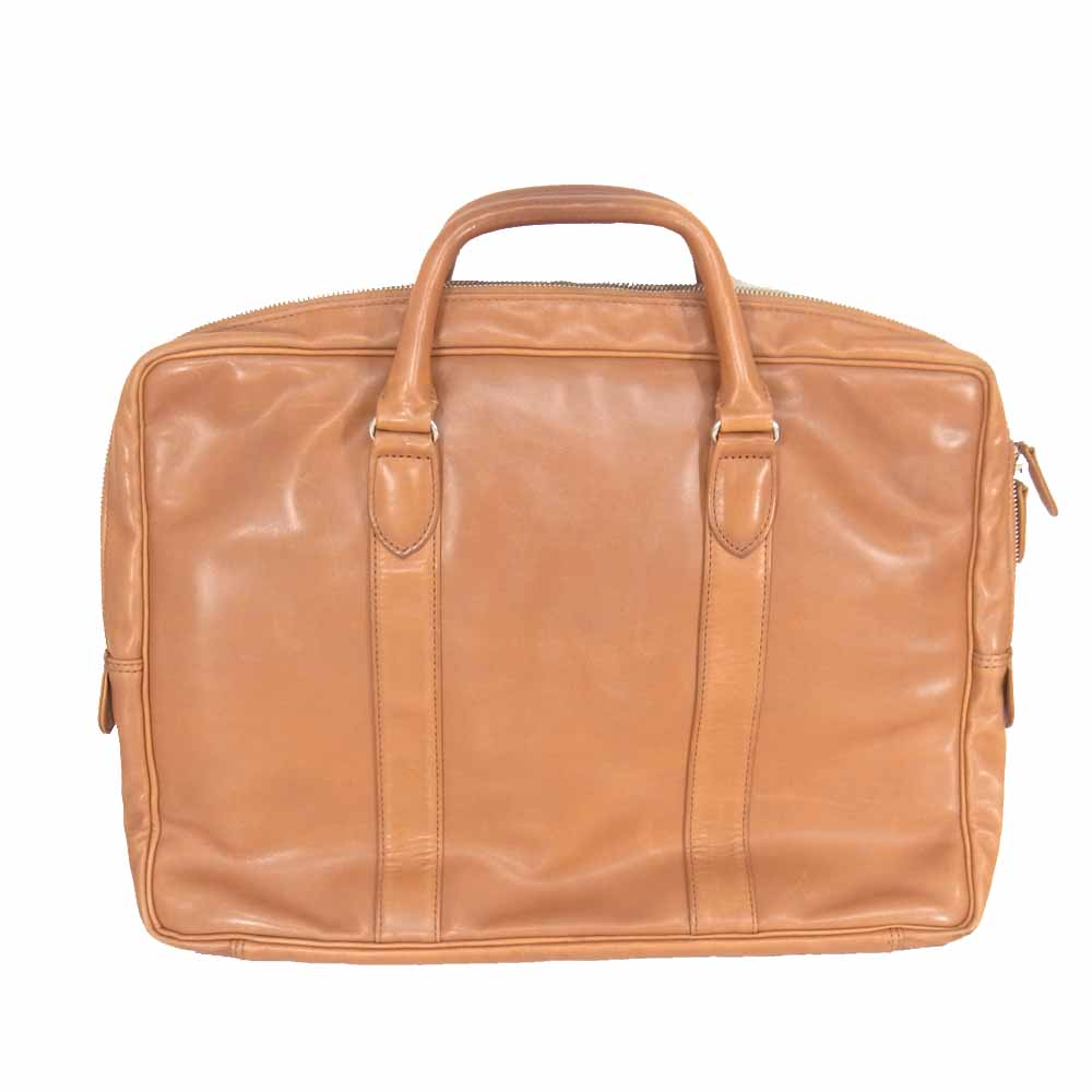 PORTER ポーター レザー ブリーフケース ライトブラウン系【中古】