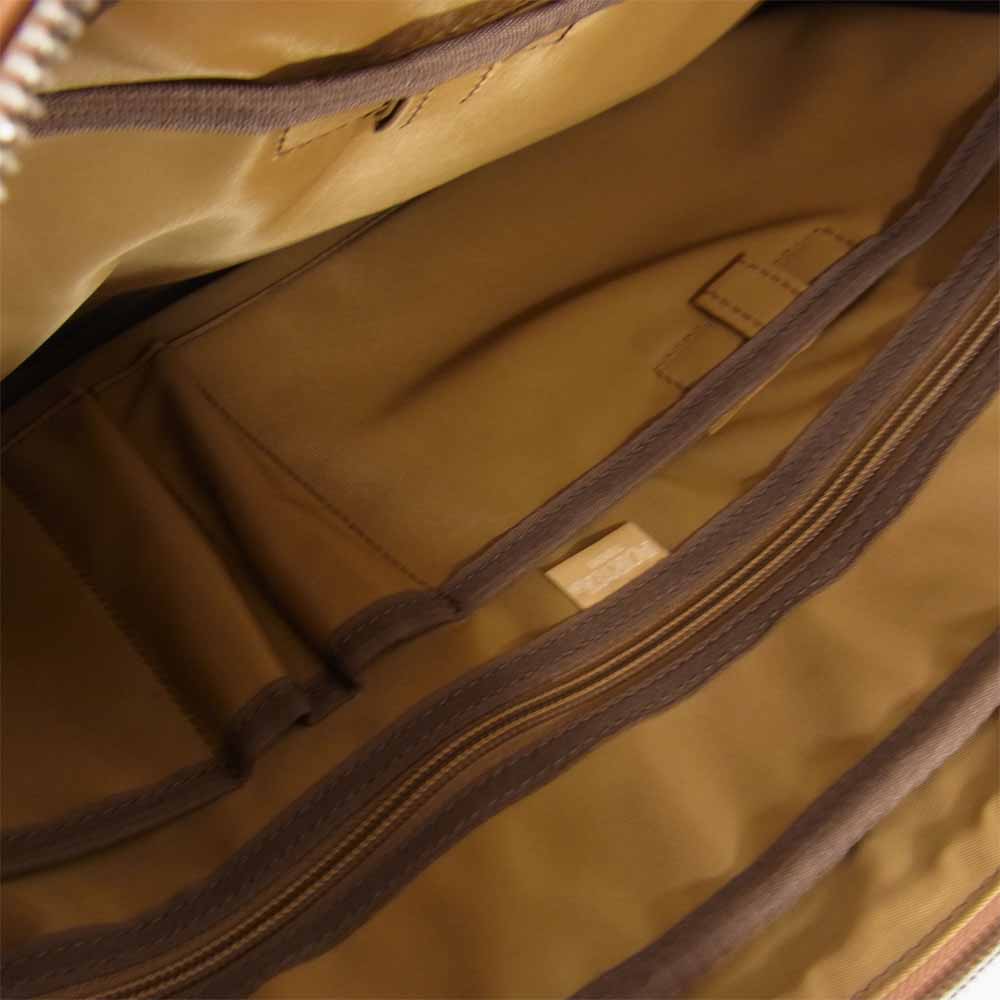 PORTER ポーター レザー ブリーフケース ライトブラウン系【中古】