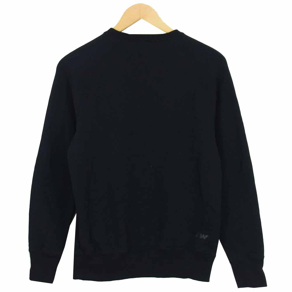 LOOPWHEELER ループウィラー コットン クルーネック スウェット ブラック系 S【中古】