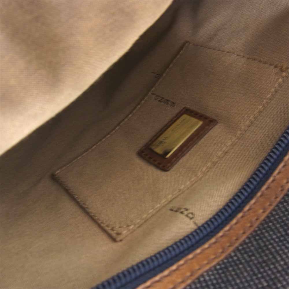 FENDI フェンディ VINTAGE FENDI DENIM CANVAS SHOULDER BAG ヴィンテージ デニム キャンバス ショルダー バッグ インディゴブルー系【中古】