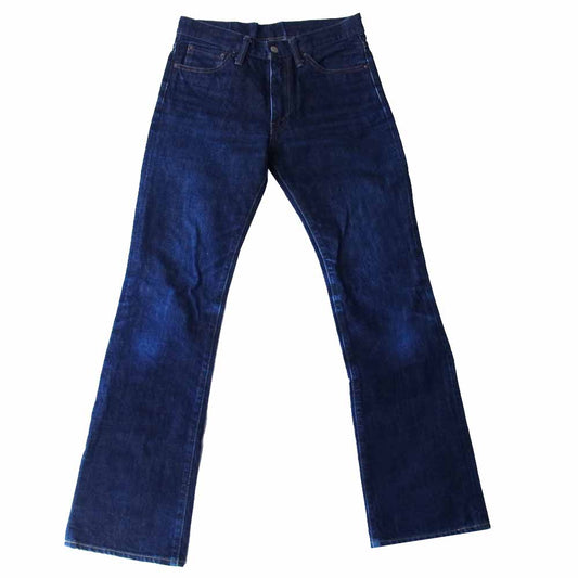 バーガスプラス 600 ブーツカット デニム パンツ インディゴブルー系 30【中古】