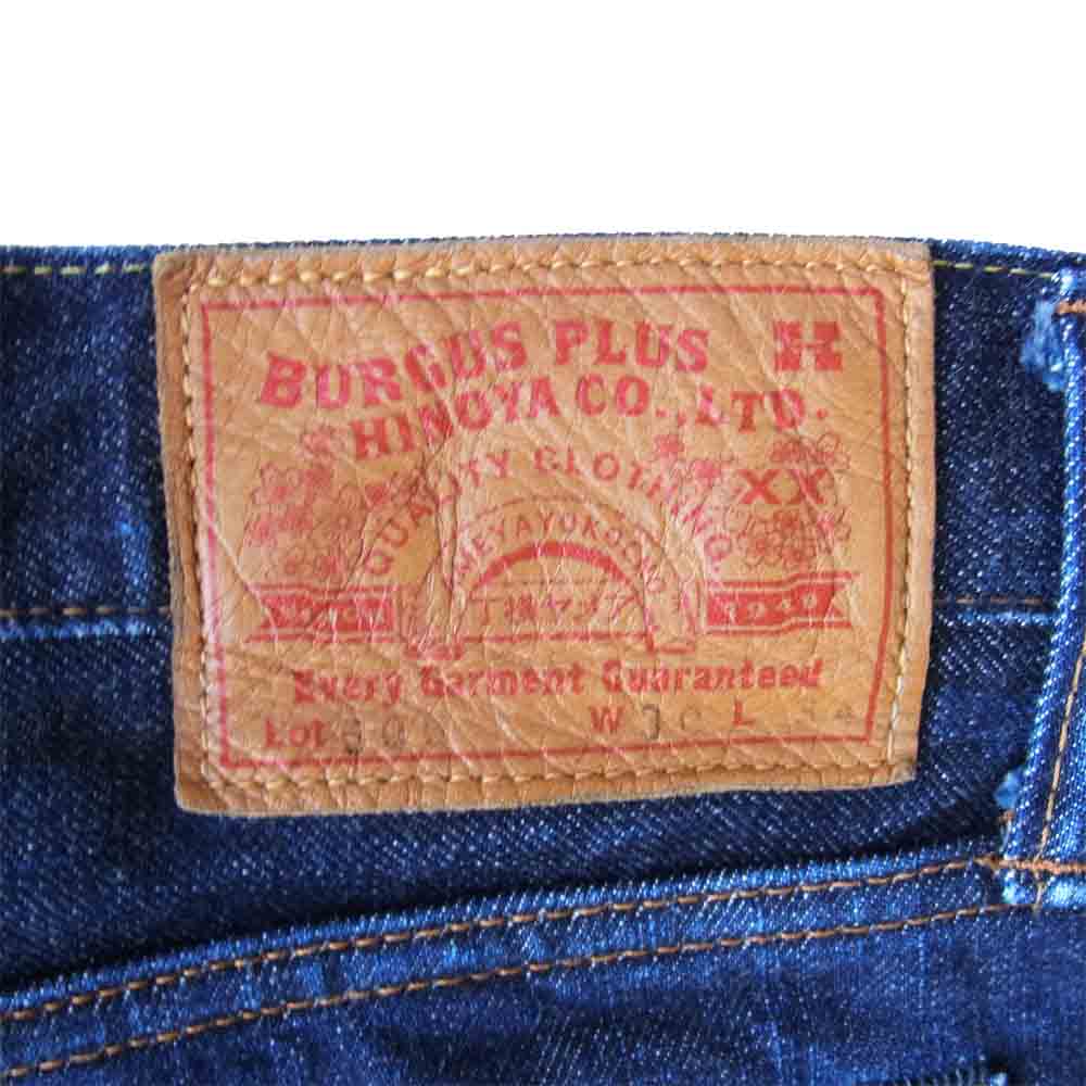 バーガスプラス 600 ブーツカット デニム パンツ インディゴブルー系 30【中古】