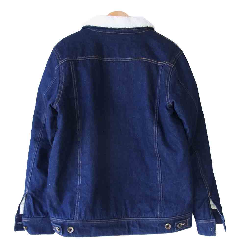 ブルコワークガーメント ボア デニム ジャケット インディゴブルー系 S【美品】【中古】