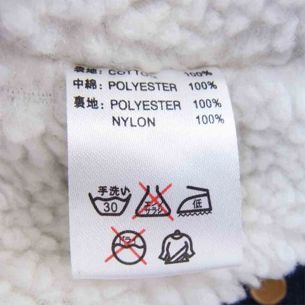 ブルコワークガーメント ボア デニム ジャケット インディゴブルー系 S【美品】【中古】