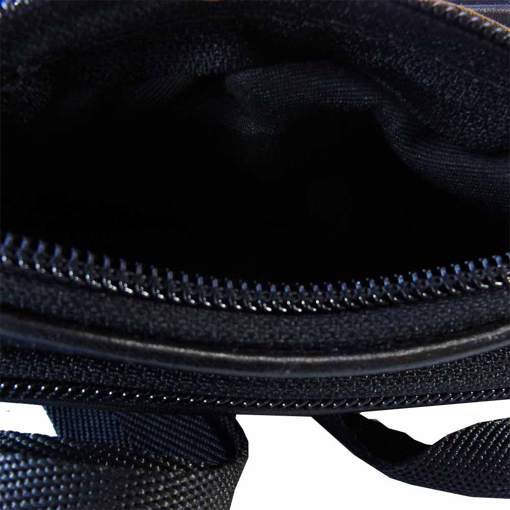 VANSON バンソン 75814B レザー ウエストポーチ バッグ ブラック系【中古】