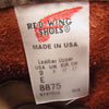 RED WING レッドウィング 8875 四角犬復刻 アイリッシュセッター ワークブーツ エンジ系 US 9【美品】【中古】