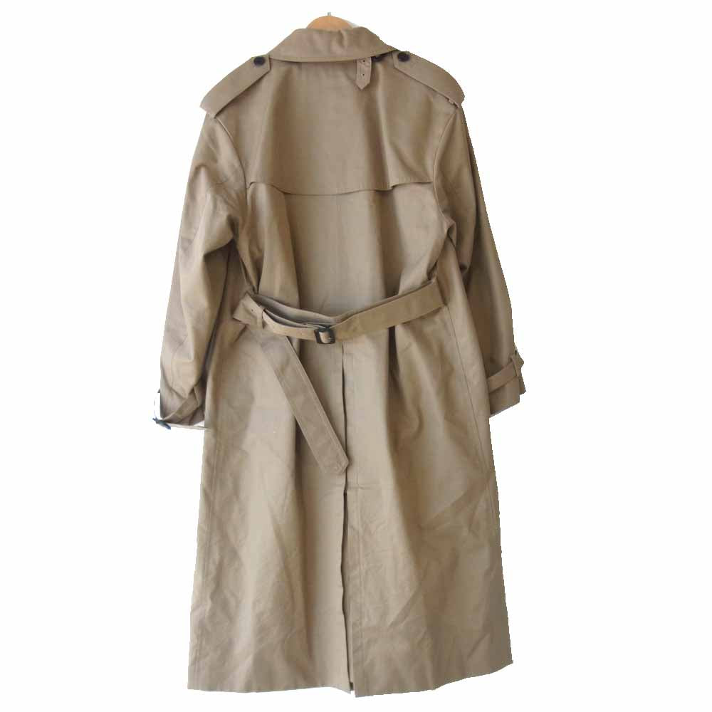 HYKE ハイク 183-17093 022 OVER SIZE TRENCH COAT ウールライナー付 撥水加工 高密度サージ オーバーサイズ トレンチコート  ベージュ系 2【美品】【中古】