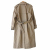 HYKE ハイク 183-17093 022 OVER SIZE TRENCH COAT ウールライナー付 撥水加工 高密度サージ オーバーサイズ トレンチコート  ベージュ系 2【美品】【中古】