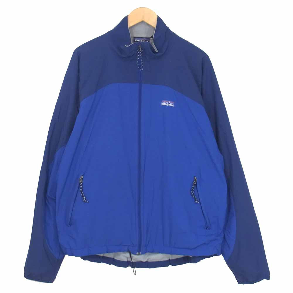 patagonia パタゴニア 83900 02年製 刺繍ロゴ ストレッチ ゼファー ジャケット ブルー系 L【中古】