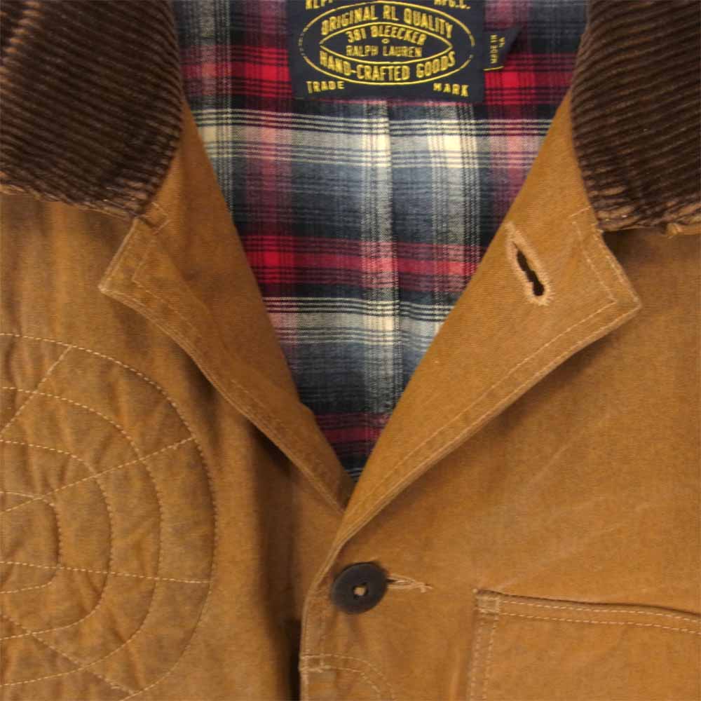 RALPH LAUREN ラルフローレン オイル ハンティング ジャケット ブラウン系 M【中古】