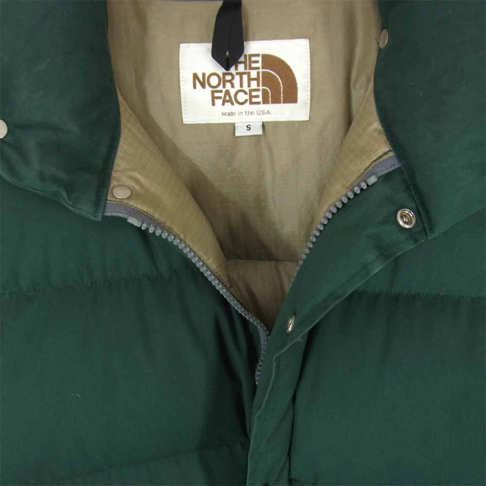THE NORTH FACE ノースフェイス 国内正規品 80s ダウン ジャケット  グリーン系 S【中古】