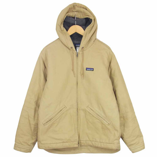 patagonia パタゴニア 27162 12年製 Lined Canvas Hoody ラインド キャンバス フーディー ジャケット ベージュ系 M【中古】