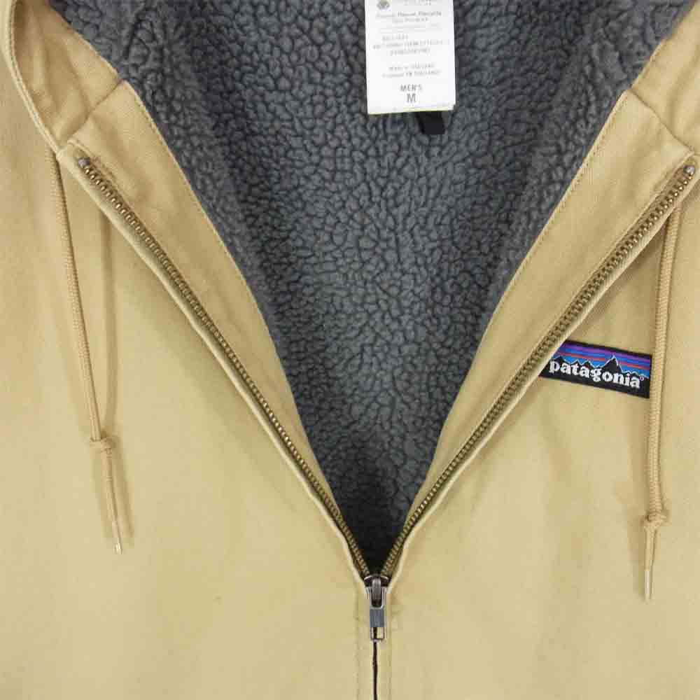 patagonia パタゴニア 27162 12年製 Lined Canvas Hoody ラインド キャンバス フーディー ジャケット ベージュ系 M【中古】