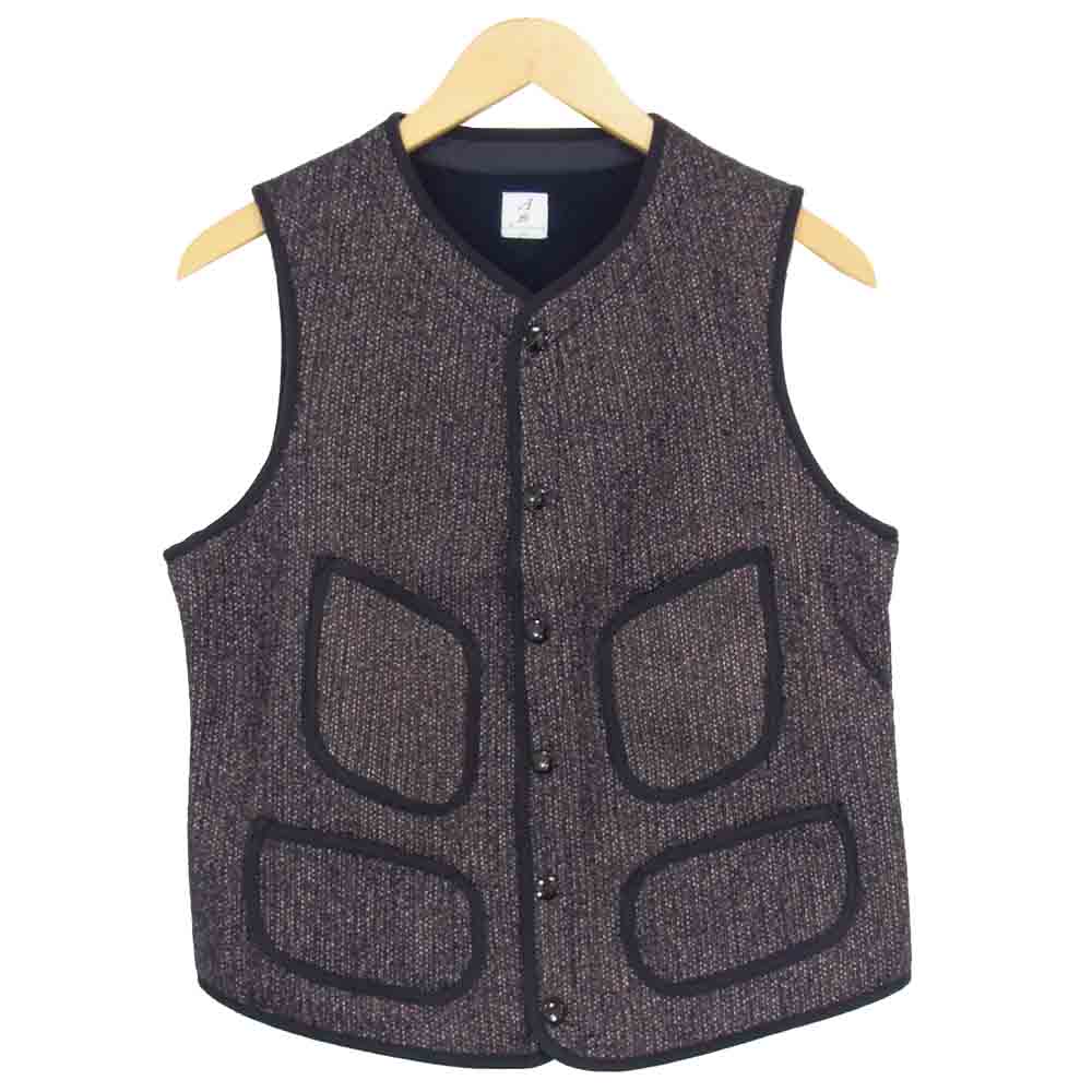 アナトミカ BB VEST FACE フェイス ビーチクロス ベスト ブラウン系 38【新古品】【未使用】【中古】