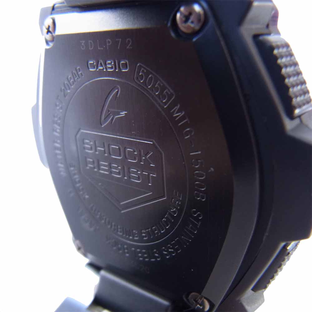 G-SHOCK ジーショック MTG-1500B 電波ソーラー 時計 ブラック系【中古】