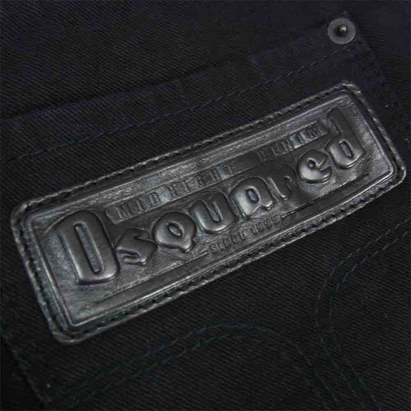 DSQUARED2 ディースクエアード 国内正規品 ブラック デニム パンツ ブラック系 36【中古】