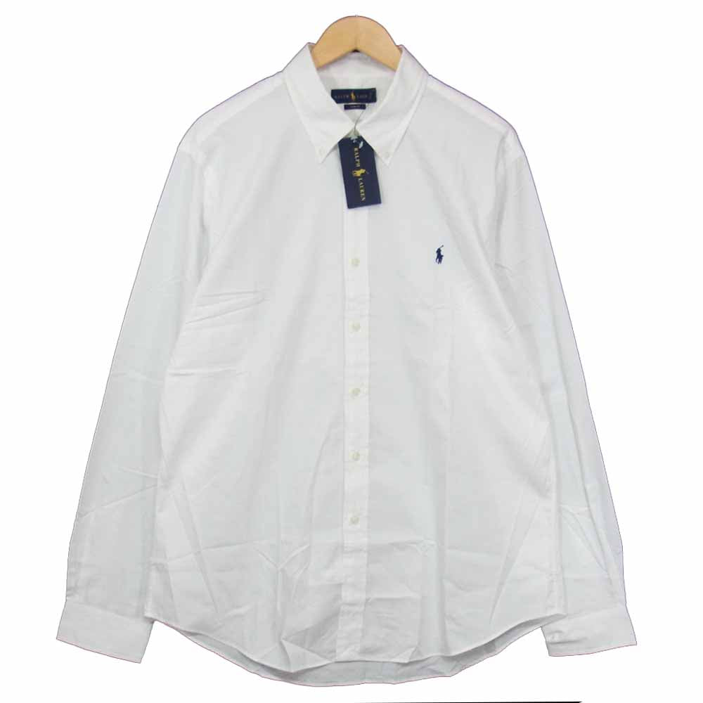 RALPH LAUREN ラルフローレン MNBLWOVM2C10472 長袖 ブラウス シャツ ホワイト系 XL【新古品】【未使用】【中古】