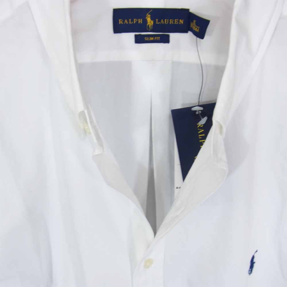 RALPH LAUREN ラルフローレン MNBLWOVM2C10472 長袖 ブラウス シャツ ホワイト系 XL【新古品】【未使用】【中古】