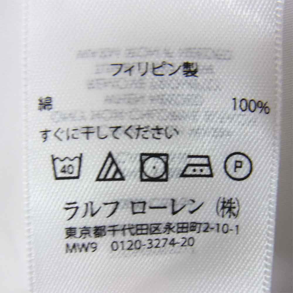 RALPH LAUREN ラルフローレン MNBLWOVM2C10472 長袖 ブラウス シャツ ホワイト系 XL【新古品】【未使用】【中古】