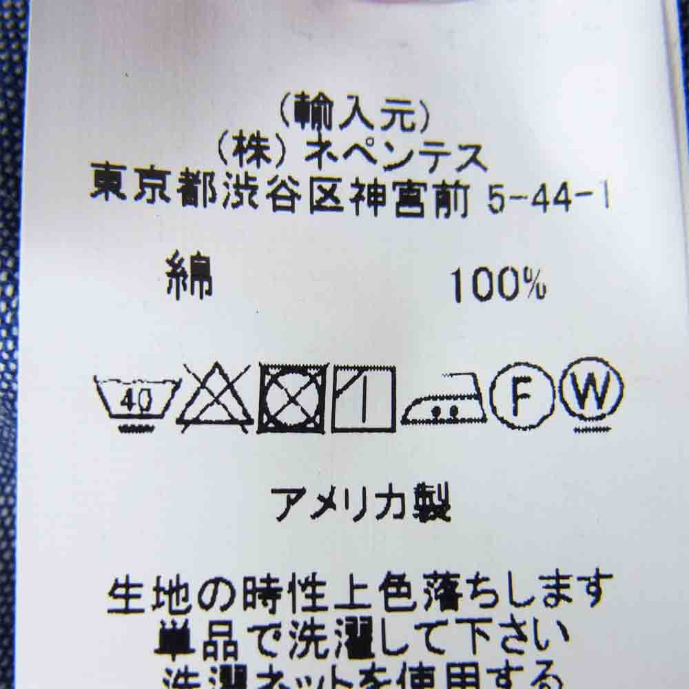 Engineered Garments エンジニアードガーメンツ WORKADAY クレイジーパターン シャンブレー シャツ ブルー系 S【美品】【中古】