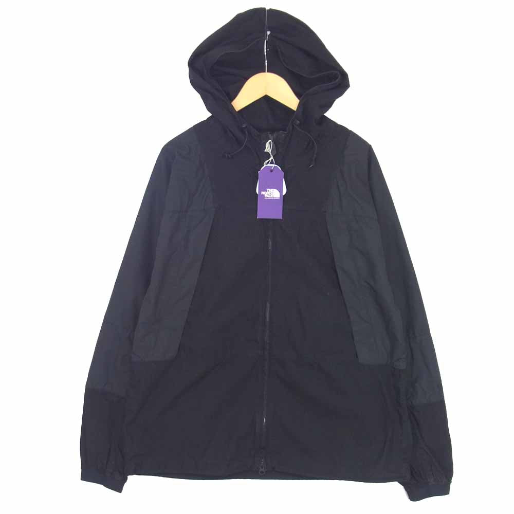 THE NORTH FACE ノースフェイス NP2016P パープルレーベル Indigo Mountain Wind Parka インディゴ マウンテン パーカ ジャケット ブラック系 XL【新古品】【未使用】【中古】