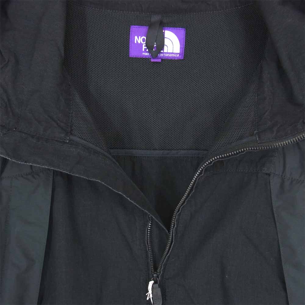 THE NORTH FACE ノースフェイス NP2016P パープルレーベル Indigo Mountain Wind Parka インディゴ マウンテン パーカ ジャケット ブラック系 XL【新古品】【未使用】【中古】