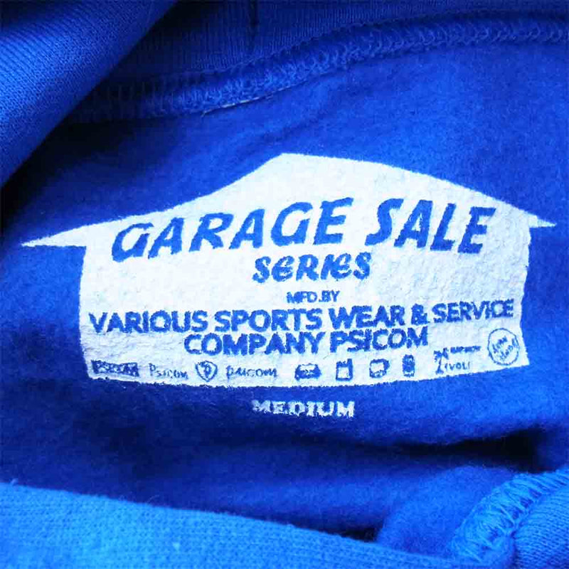 サイコム GARAGE SALE series ガレージセールシリーズ パーカー ブルー系 M【新古品】【未使用】【中古】