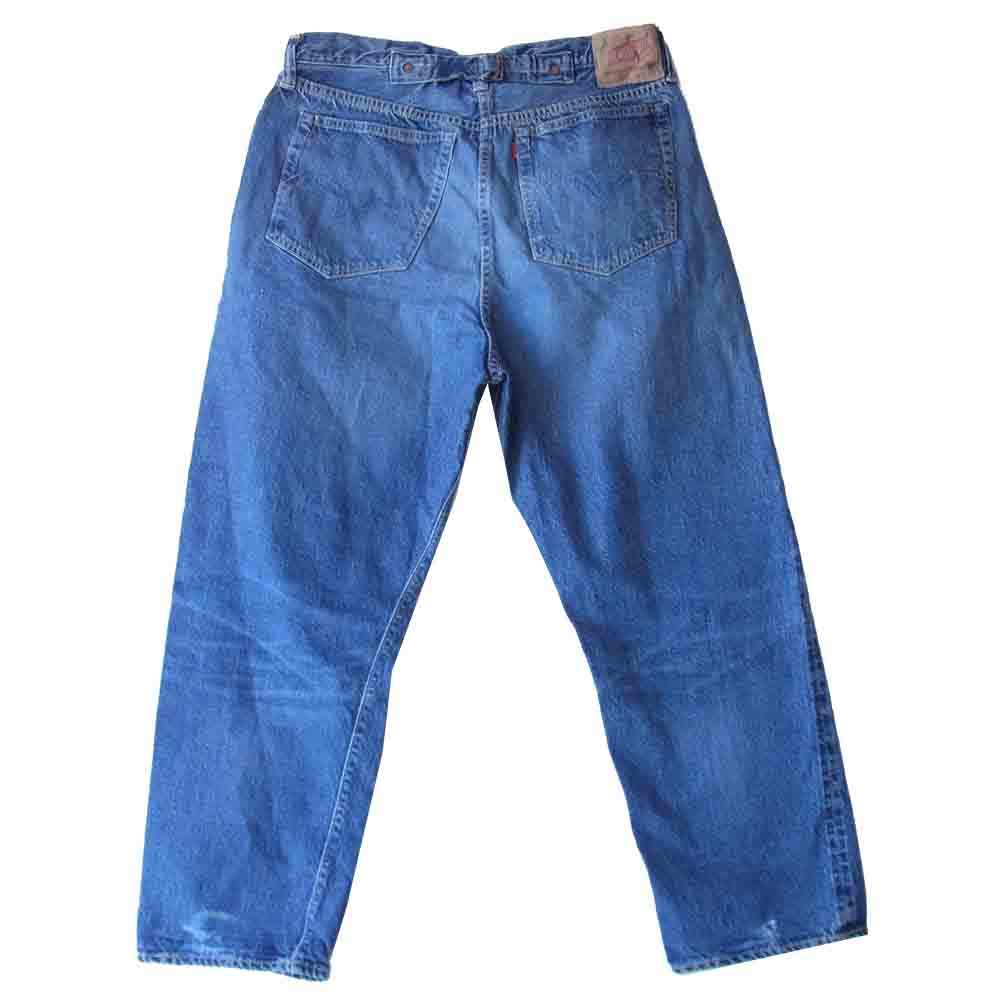 WAREHOUSE ウエアハウス FS007 FLAG SPORT フラッグスポーツ ワイドテーパード インディゴブルー系 36【中古】