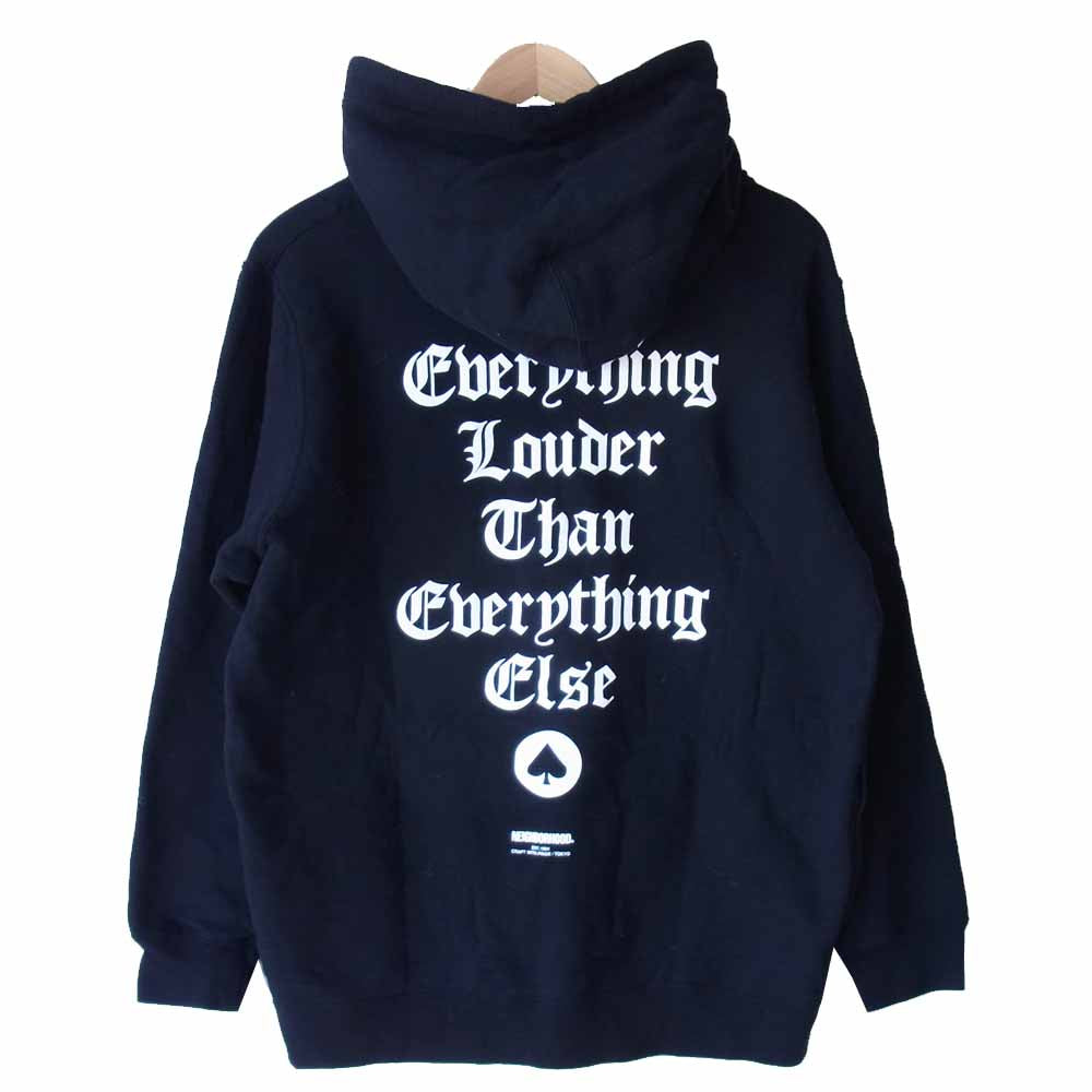 NEIGHBORHOOD ネイバーフッド × モーターヘッド MOTORHEAD プリント パーカー  ブラック系 M【中古】