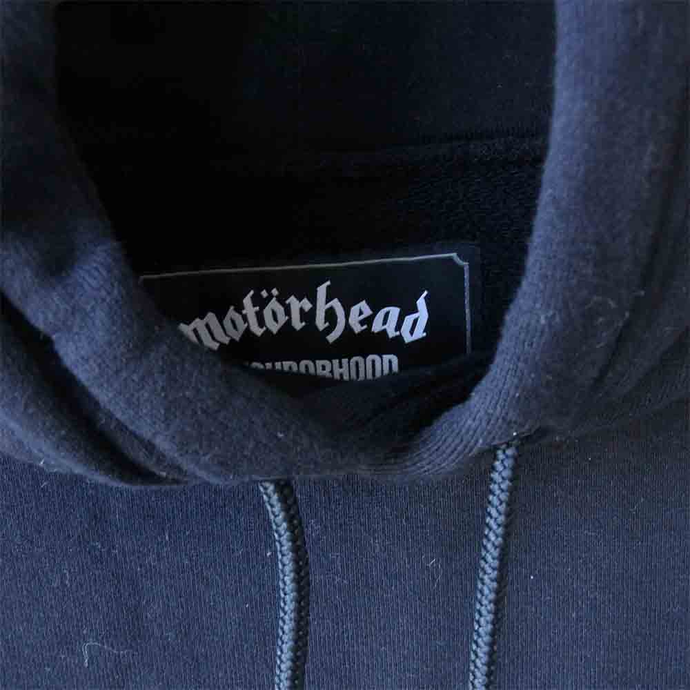 NEIGHBORHOOD ネイバーフッド × モーターヘッド MOTORHEAD プリント パーカー  ブラック系 M【中古】
