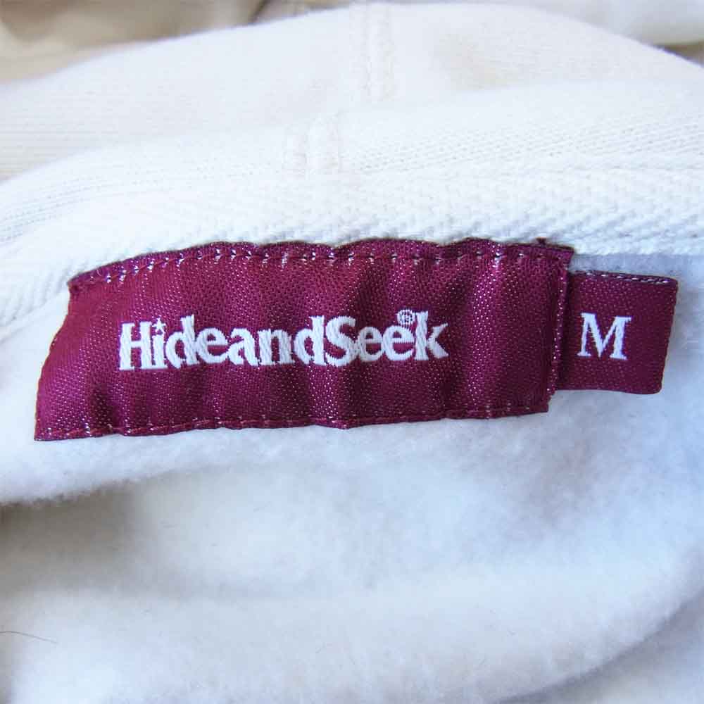 TENDERLOIN テンダーロイン × HideandSeek ハイドアンドシーク SWEAT SHIRT-2 スウェット パーカー 白 ホワイト系 M【美品】【中古】