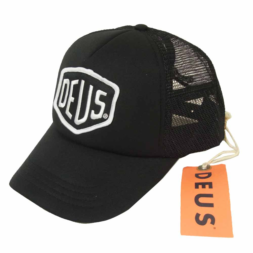 デウスマキナ Baylands Trucker Cap メッシュ トラッカー キャップ ブラック系【新古品】【未使用】【中古】