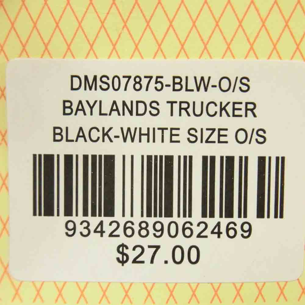 デウスマキナ Baylands Trucker Cap メッシュ トラッカー キャップ ブラック系【新古品】【未使用】【中古】