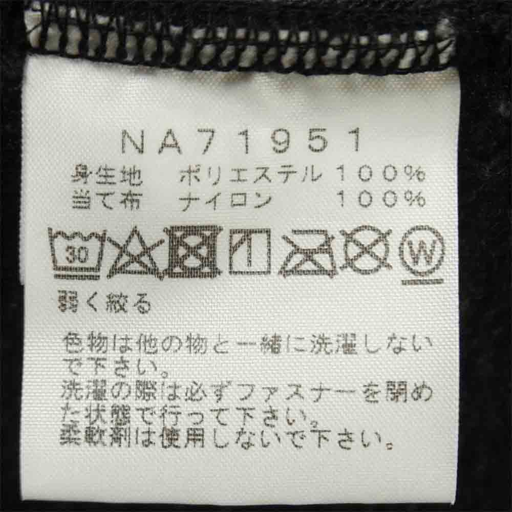 THE NORTH FACE ノースフェイス NA71951 DENALI JACKET デナリ ジャケット ミャンマー製 ブラック系 M【中古】