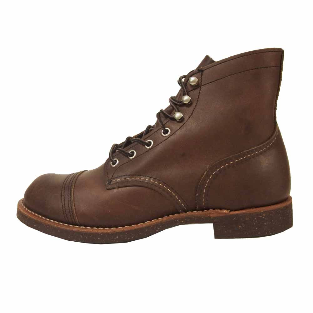 RED WING レッドウィング 8111 Iron Ranger アイアンレンジャー レザー ブーツ ブラウン系 26.5cm【新古品】【未使用】【中古】